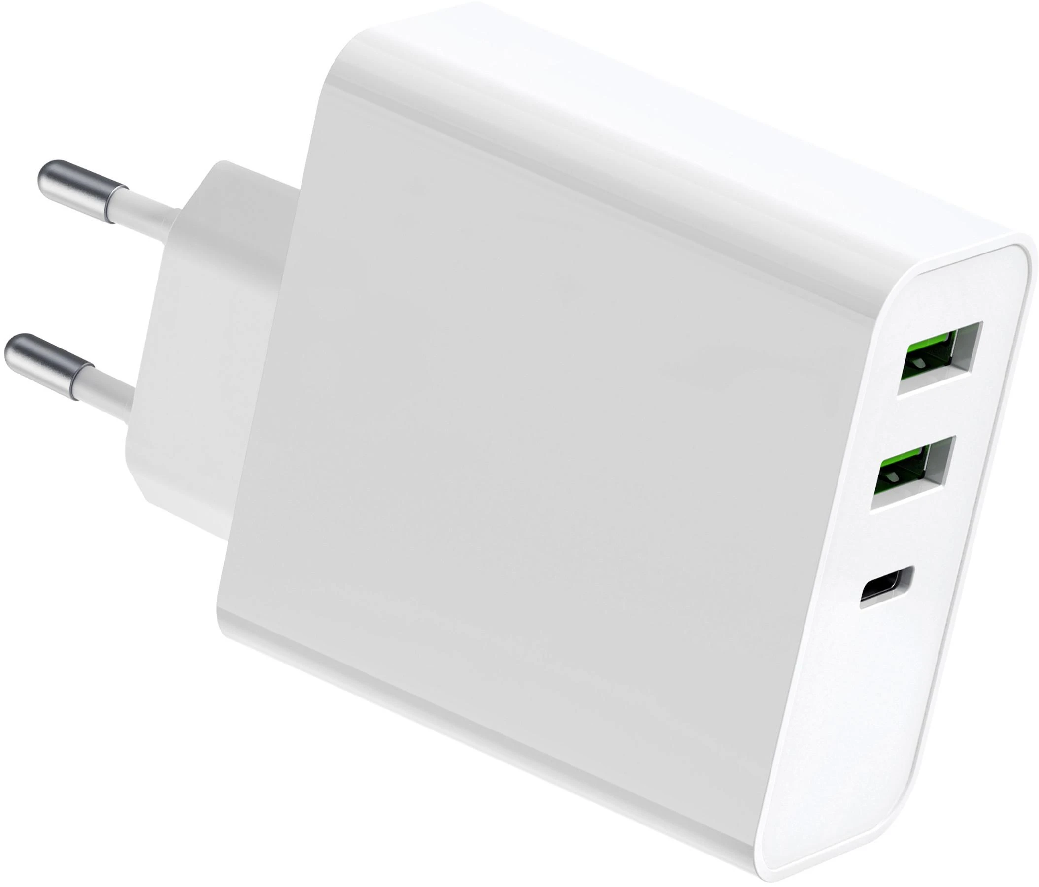 Platinet sieninis įkroviklis su trimis USB jungtimis