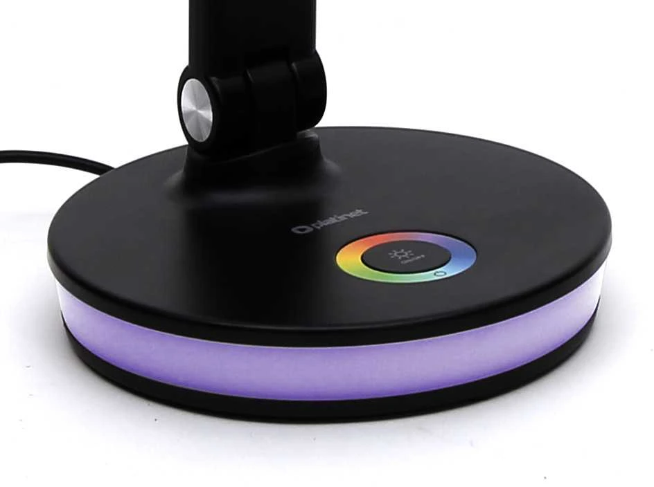 Stalinė lempa Platinet juoda (PDL400RGBB)