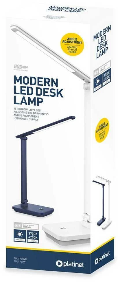 Platinet stalinė lempa balta (PDL6731W)