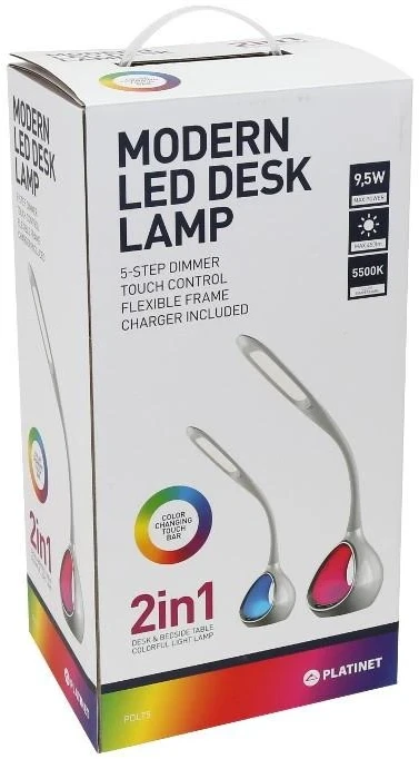 Platinet stalo lempa PDLT5 9,5W 2in1 (43596)