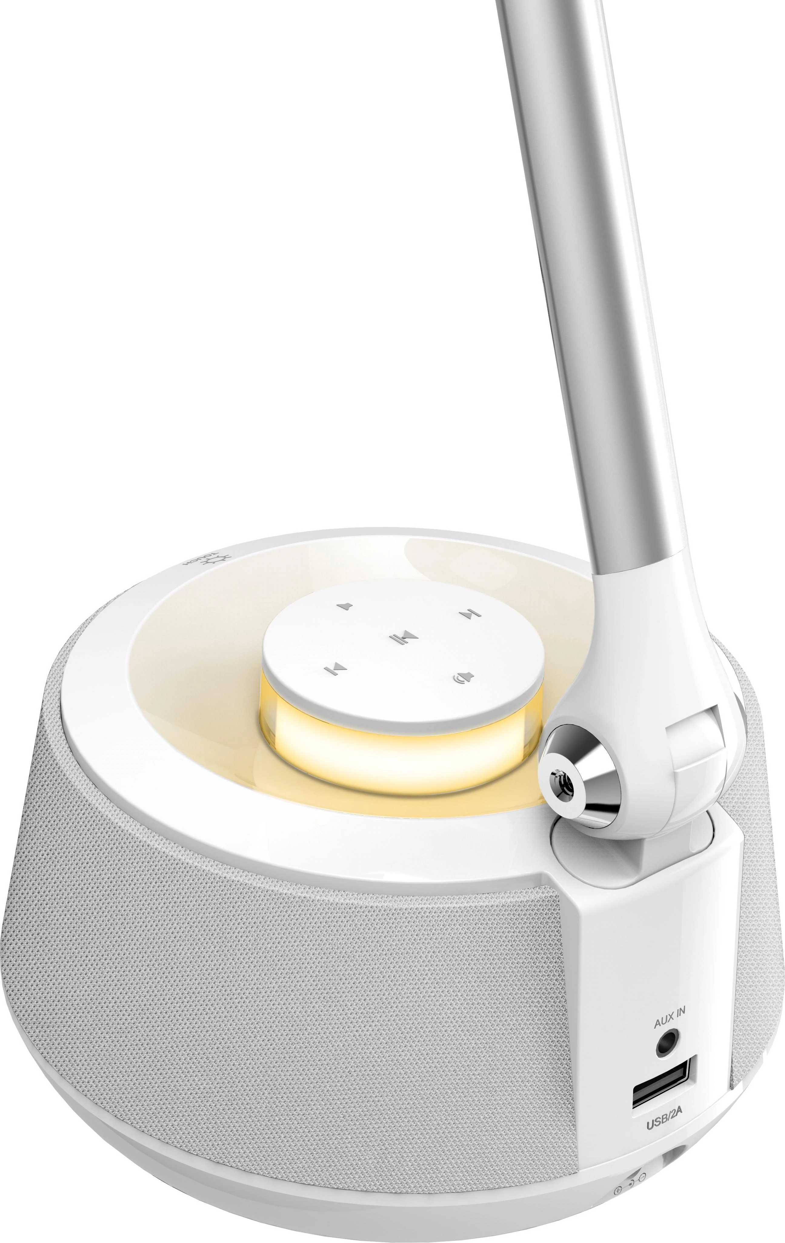 Platinet stalinė lempa su garsiakalbiu ir USB įkrovikliu PDLU9A 18W (44123)