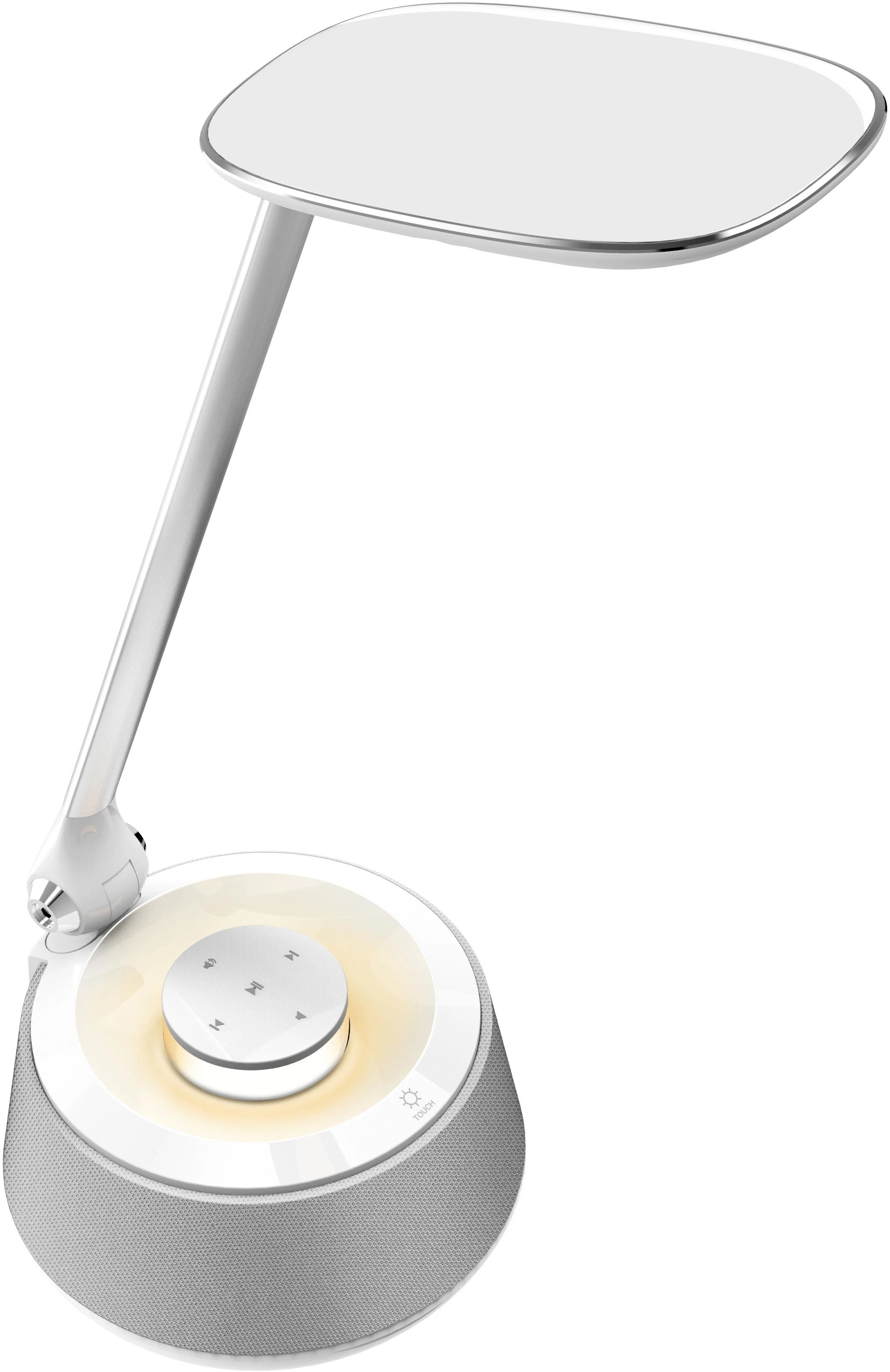 Platinet stalinė lempa su garsiakalbiu ir USB įkrovikliu PDLU9A 18W (44123)