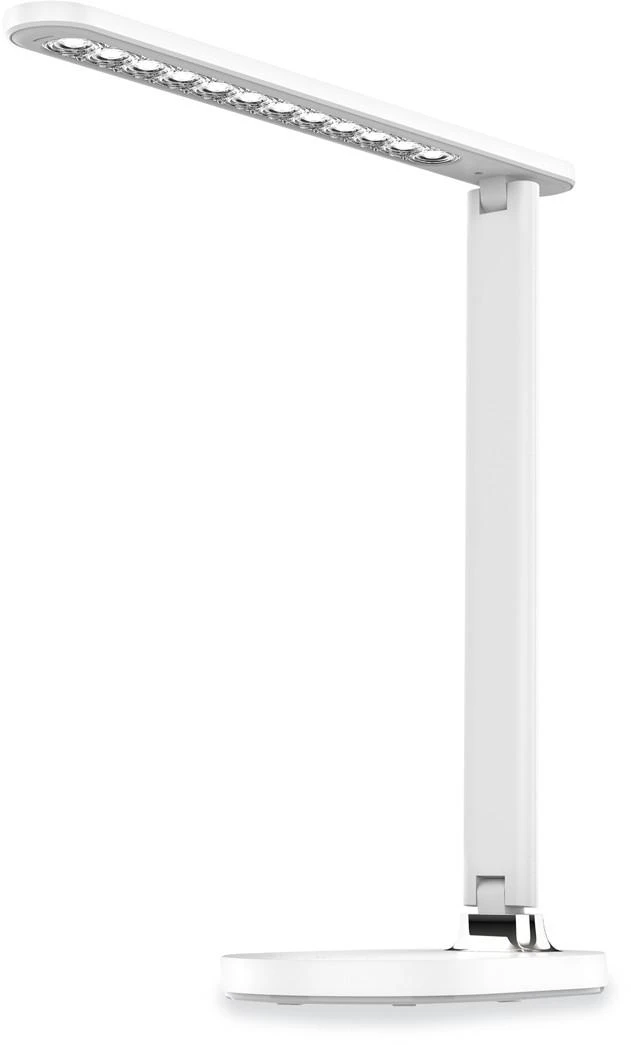 Platinet stalinė lempa su belaidžiu įkrovikliu PDL081W 18W QI, balta (45244)
