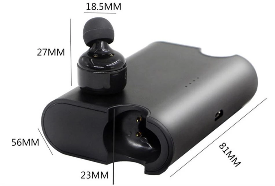 Platinet PM1080 ausinės su matmenų schema