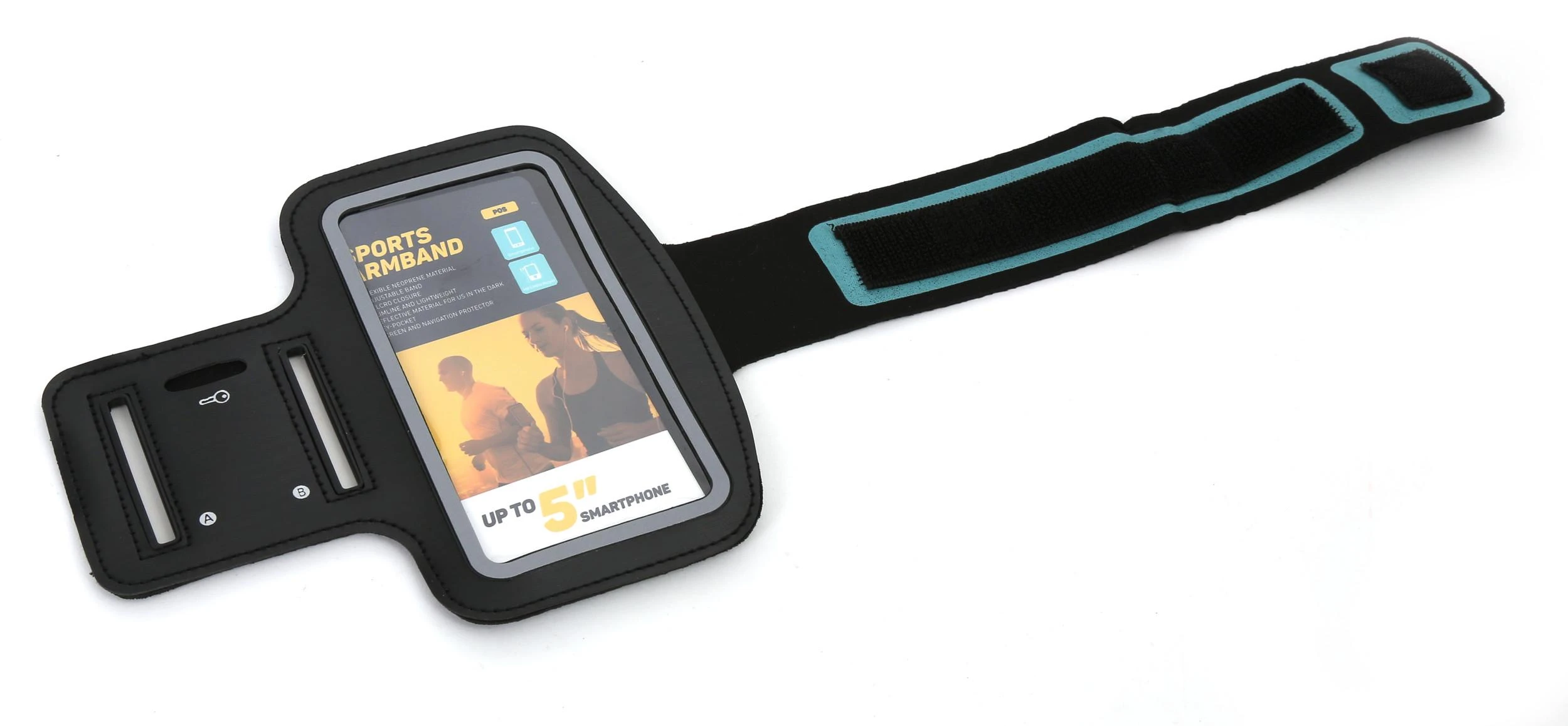 Caso Platinet Išmanusis telefonas Armband HQ, juoda (42053)