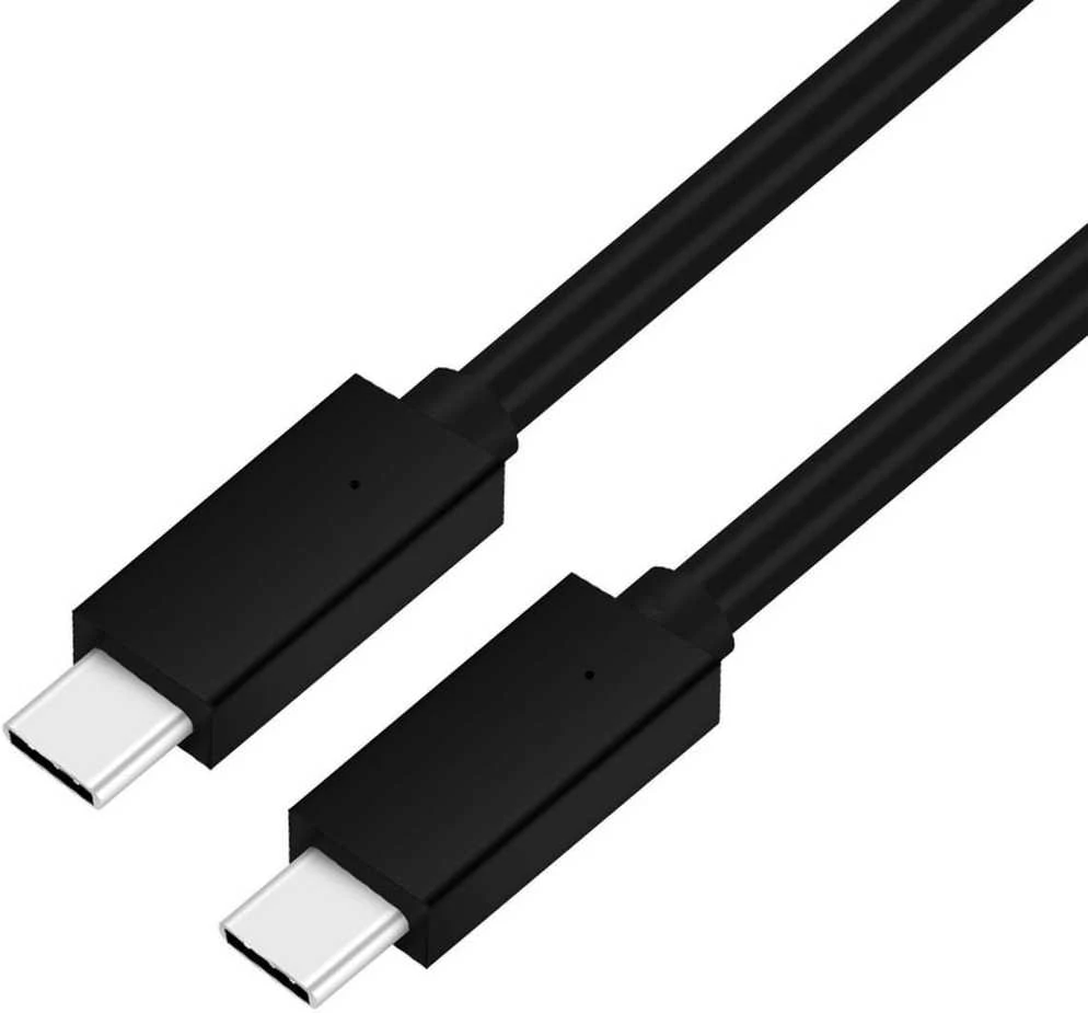 USB kabelis Platinet "USB-C (Type-C) to USB-C (Type-C)" (5A) juodas 2M