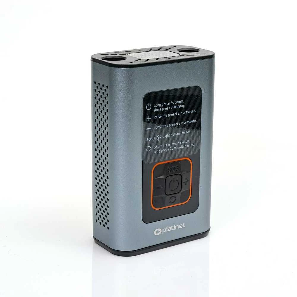 Automobilinis oro kompresorius Platinet 3in1 (4000mAh 10Bar)