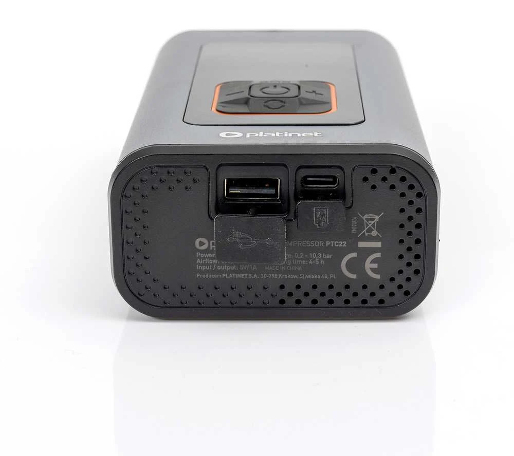Automobilinis oro kompresorius Platinet 3in1 (4000mAh 10Bar)