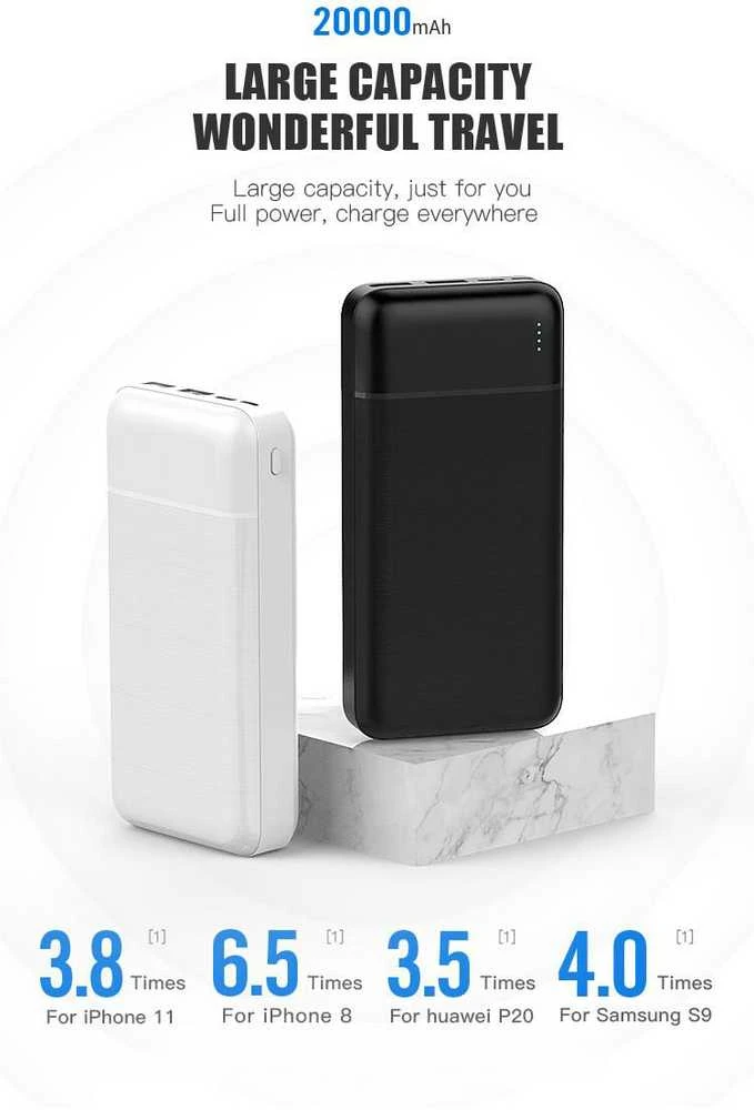 Platinet maitinimo blokas 20000mAh PMPB20W706, baltas