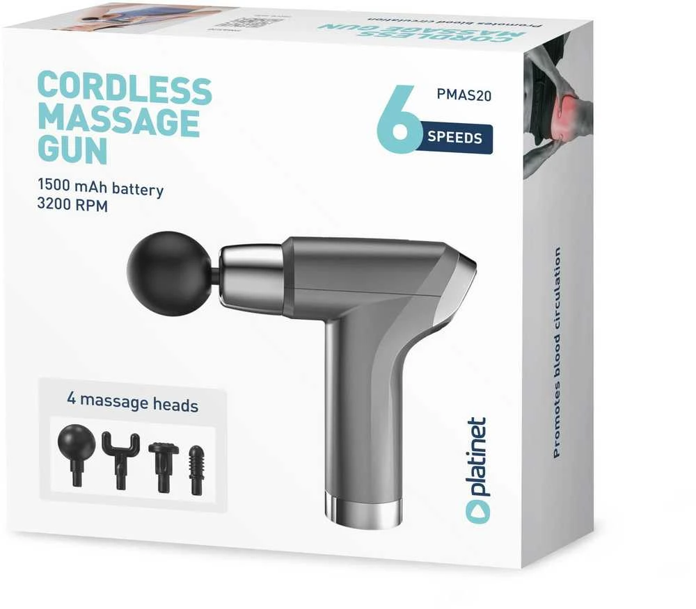 Platinet Platinet massage gun PMAS20 1500mAh