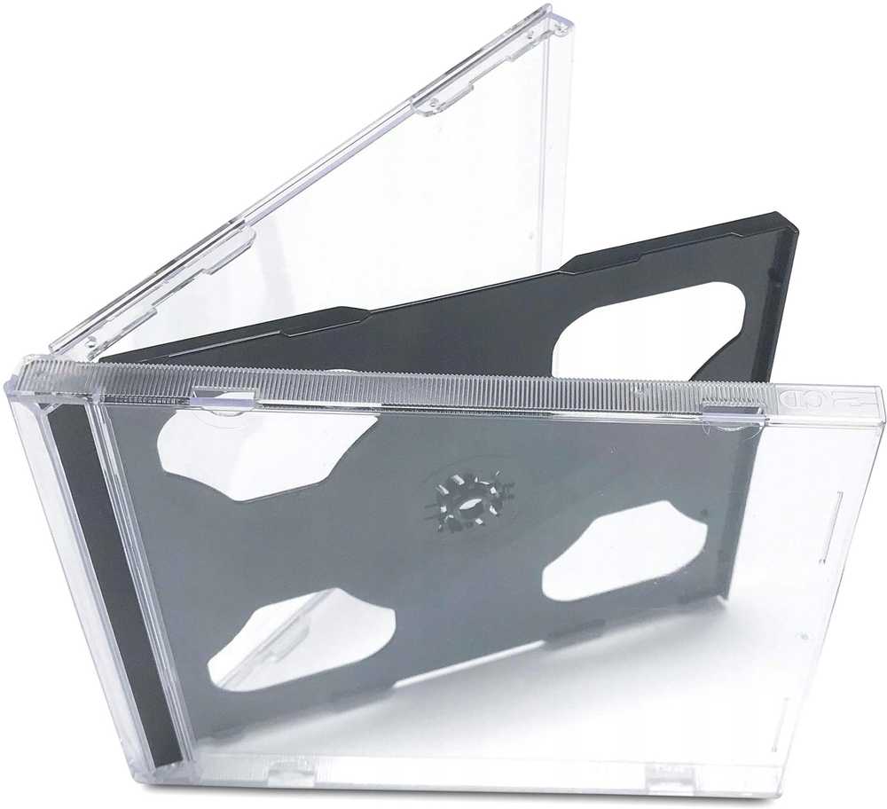 Platinet PUDEŁKO JEWEL CASE 2 CD Juodas 45219