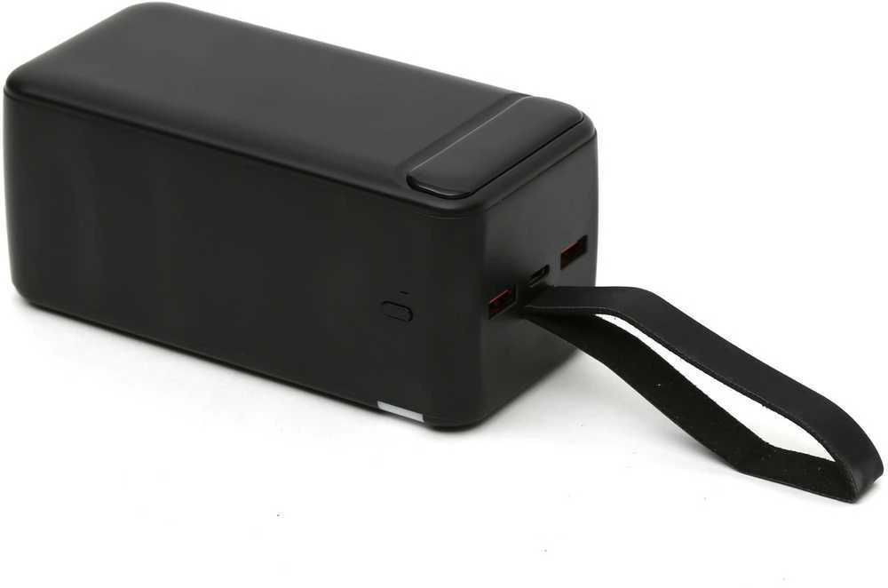 Išorinė baterija POWER BANK Platinet 50000mAh (1xUSB; 1xType-C; QC3.0 20W) juoda
