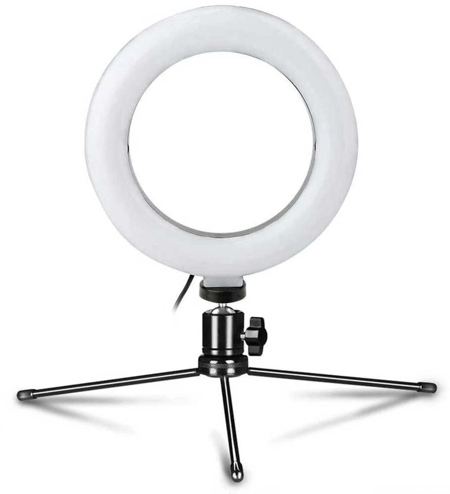 Platinet žiedinis šviestuvas PMRL6 Vlog LED Desktop 6"