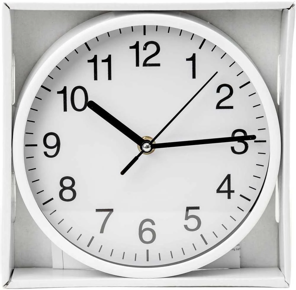 Platinet PLATINET WALL CLOCK Sieninis laikrodis WINK Baltas [45955]