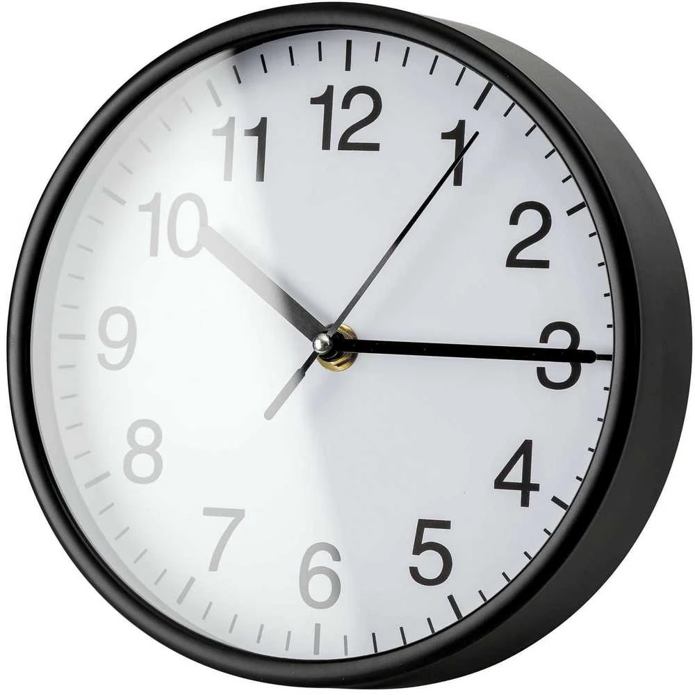 Platinet PLATINET WALL CLOCK Sieninis laikrodis WINK Juodas [45954]
