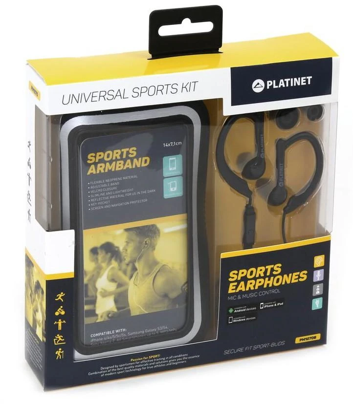 Platinet universalus sportinis komplektas, juodas (42926)