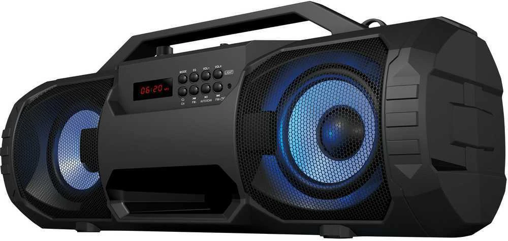 Bluetooth nešiojamas garsiakalbis Platinet (PMPB350) Boombox Classic (12W, RGB) juodas