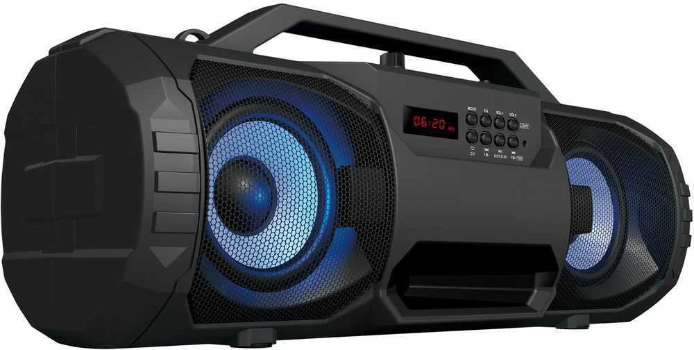 Bluetooth nešiojamas garsiakalbis Platinet (PMPB350) Boombox Classic (12W, RGB) juodas
