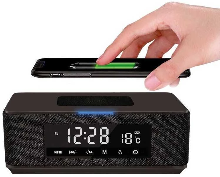 Platinet Bluetooth nešiojamas garsiakalbis OMEGA (PMGQ15B) (wireless charging function) juodas