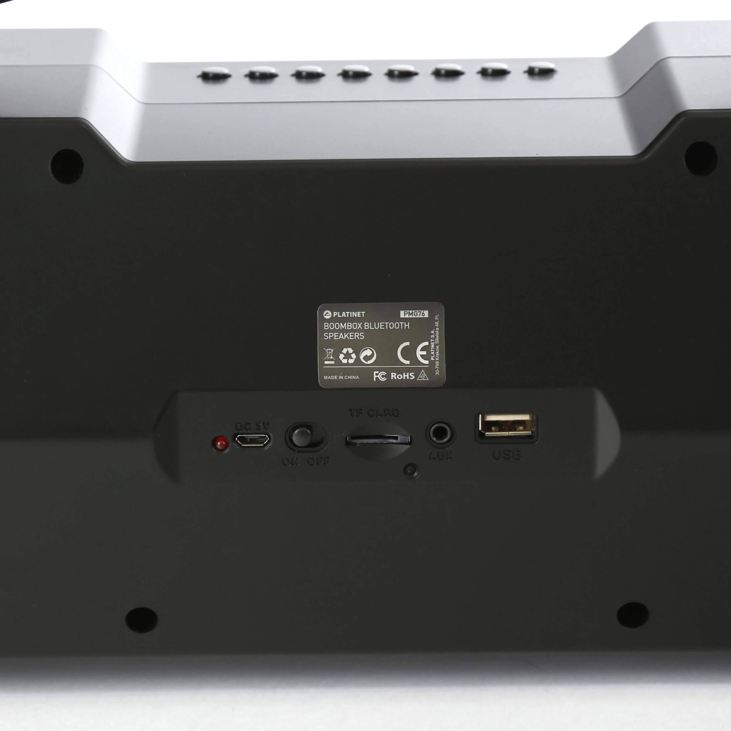 Nešiojama belaidė kolonėlė Platinet PMG76B, Juoda