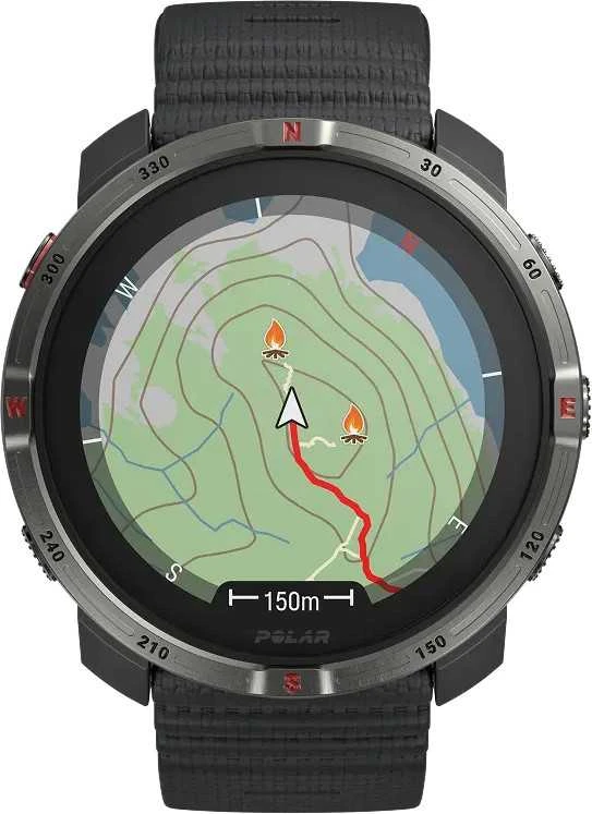 Išmanusis laikrodis Polar Grit X2 Juodas S-L