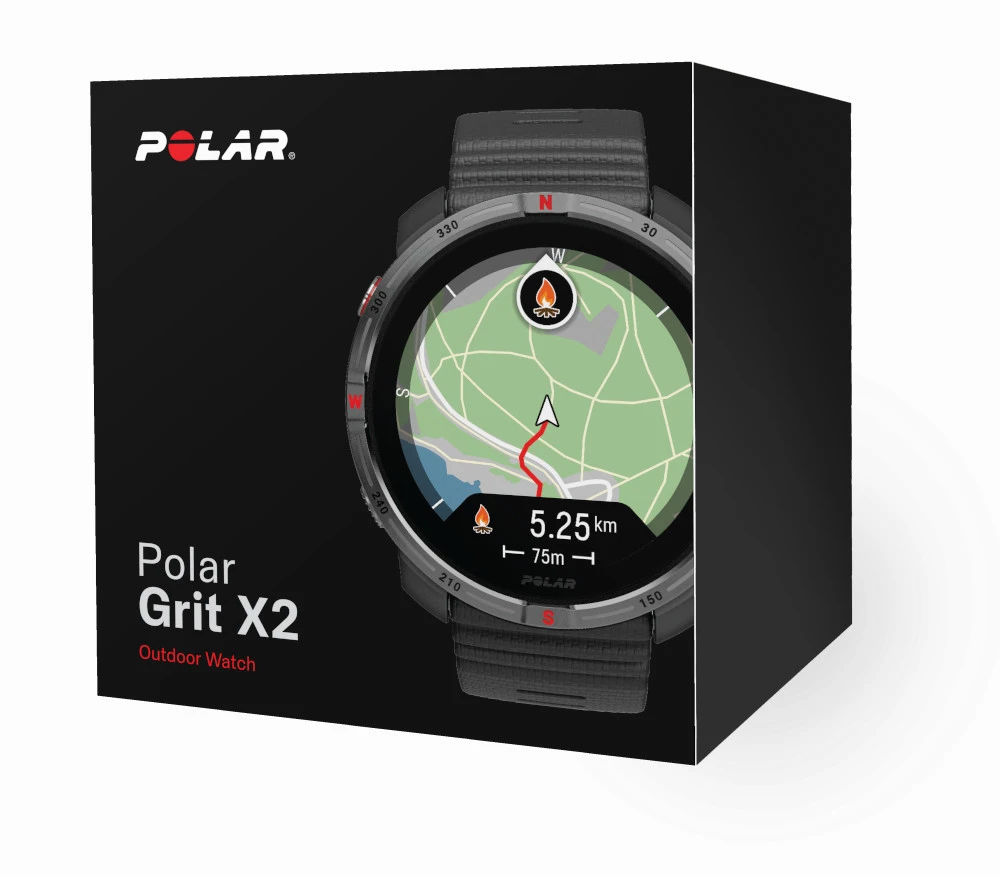 Išmanusis laikrodis Polar Grit X2 rudas-vario S-L
