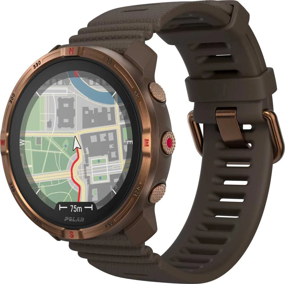 Išmanusis laikrodis Polar Grit X2 rudas-vario S-L