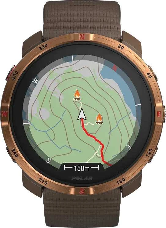 Išmanusis laikrodis Polar Grit X2 rudas-vario S-L