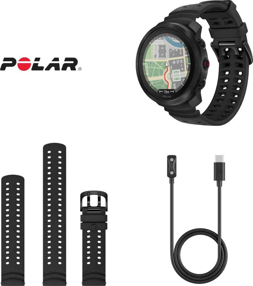 Išmanusis laikrodis Polar Vantage M3. Juodos spalvos