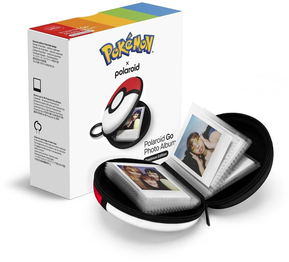 Nuotraukų rėmelis Nuotraukų Albumas - Polaroid Pokémon Go Nuotraukų Albumas 36 Nuotraukoms Juodas