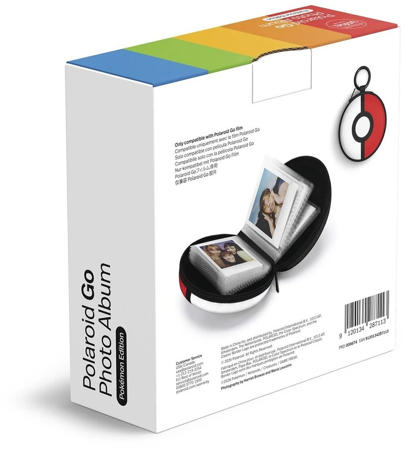 Nuotraukų rėmelis Nuotraukų Albumas - Polaroid Pokémon Go Nuotraukų Albumas 36 Nuotraukoms Juodas