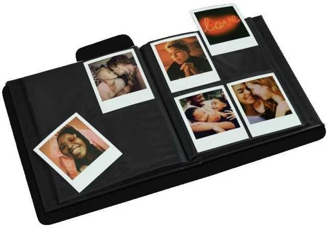 Polaroid albumas Didelis, juodas