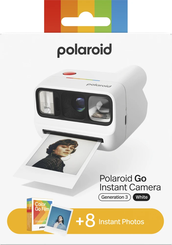 „Polaroid Go Gen 3“, balta + fotojuostelė (8 nuotraukos)
