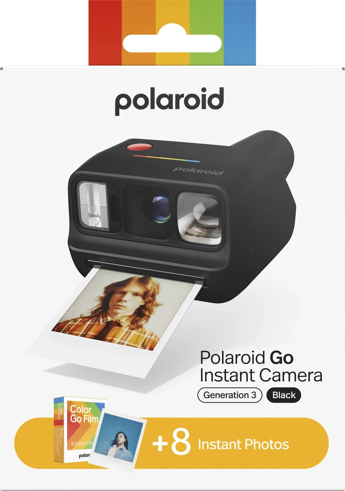 Polaroid – „Go Gen 3“ + spalvotų filmų rinkinys (8 nuotraukos)