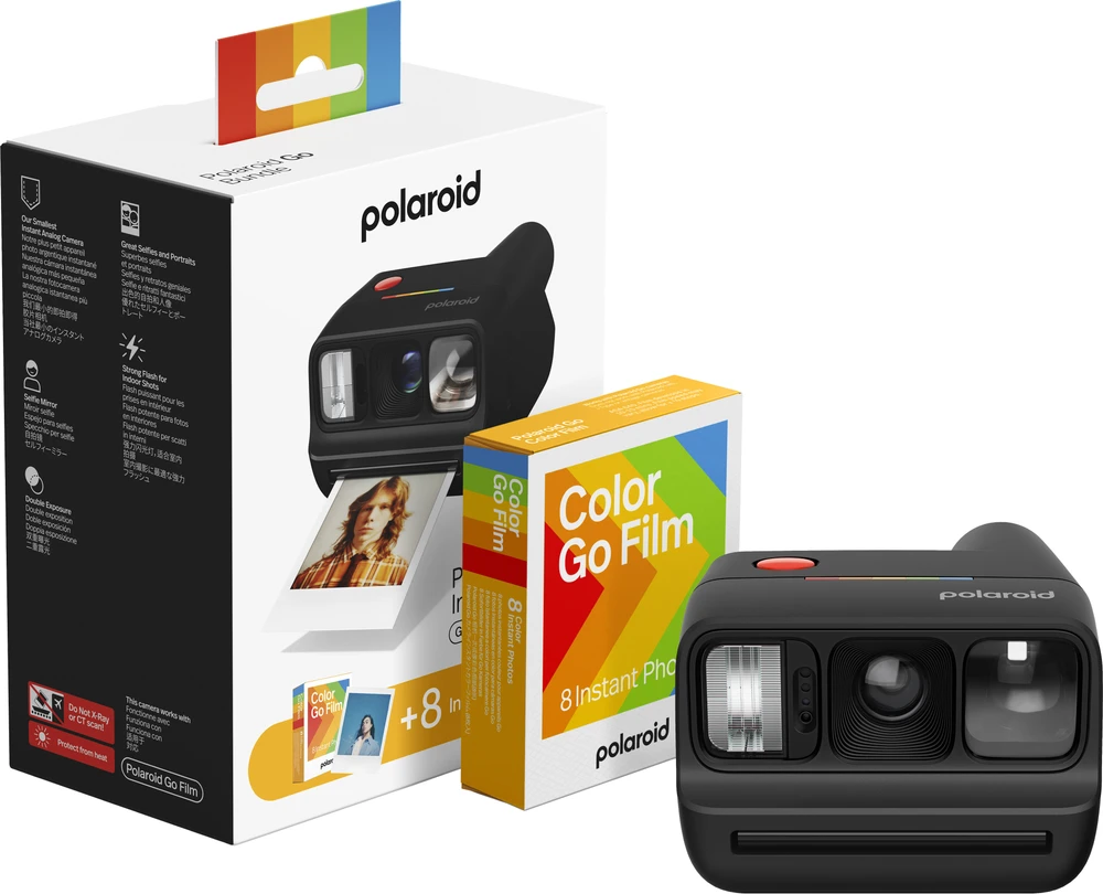 Polaroid – „Go Gen 3“ + spalvotų filmų rinkinys (8 nuotraukos)