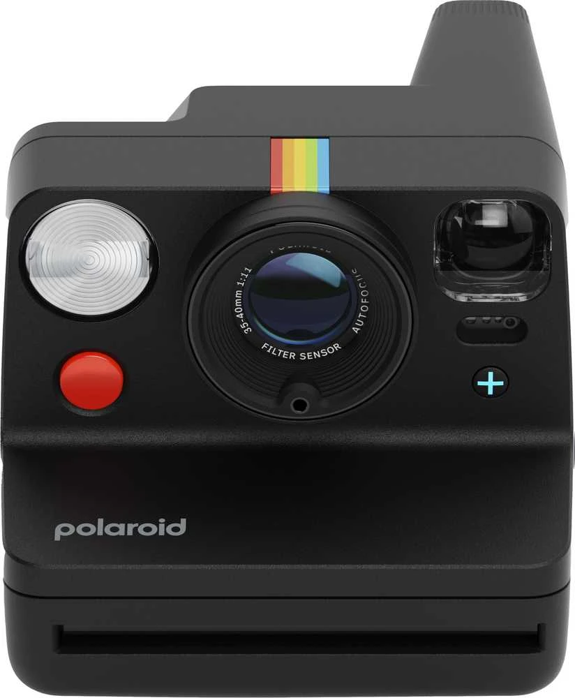 Polaroid Now+ Gen 3 Juodas rinkinys su spalvota plėvele (8 nuotraukos)