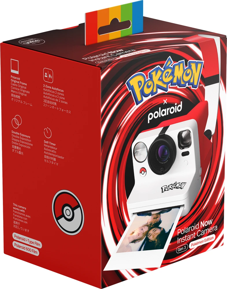Polaroid Now Gen 3 -Pokemon Pokeball Edition