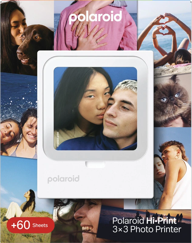 „Polaroid“ – „Hi-Print 3x3“ kišeninis spausdintuvas + 60 lapų