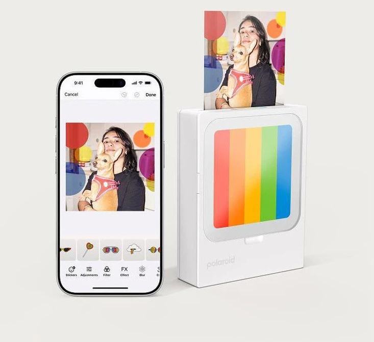 „Polaroid“ – „Hi-Print 3x3“ kišeninis spausdintuvas + 60 lapų