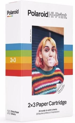 POLAROID HI-PRINT CARTRIDGE 2,1X3,4" 20-PACK STICKY BACK