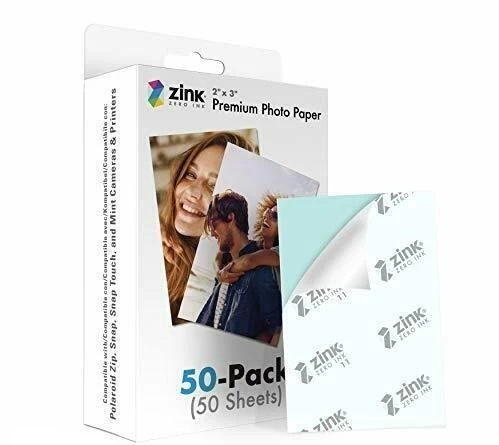 POLAROID ZINK MEDIA 2X3" 50 PACK