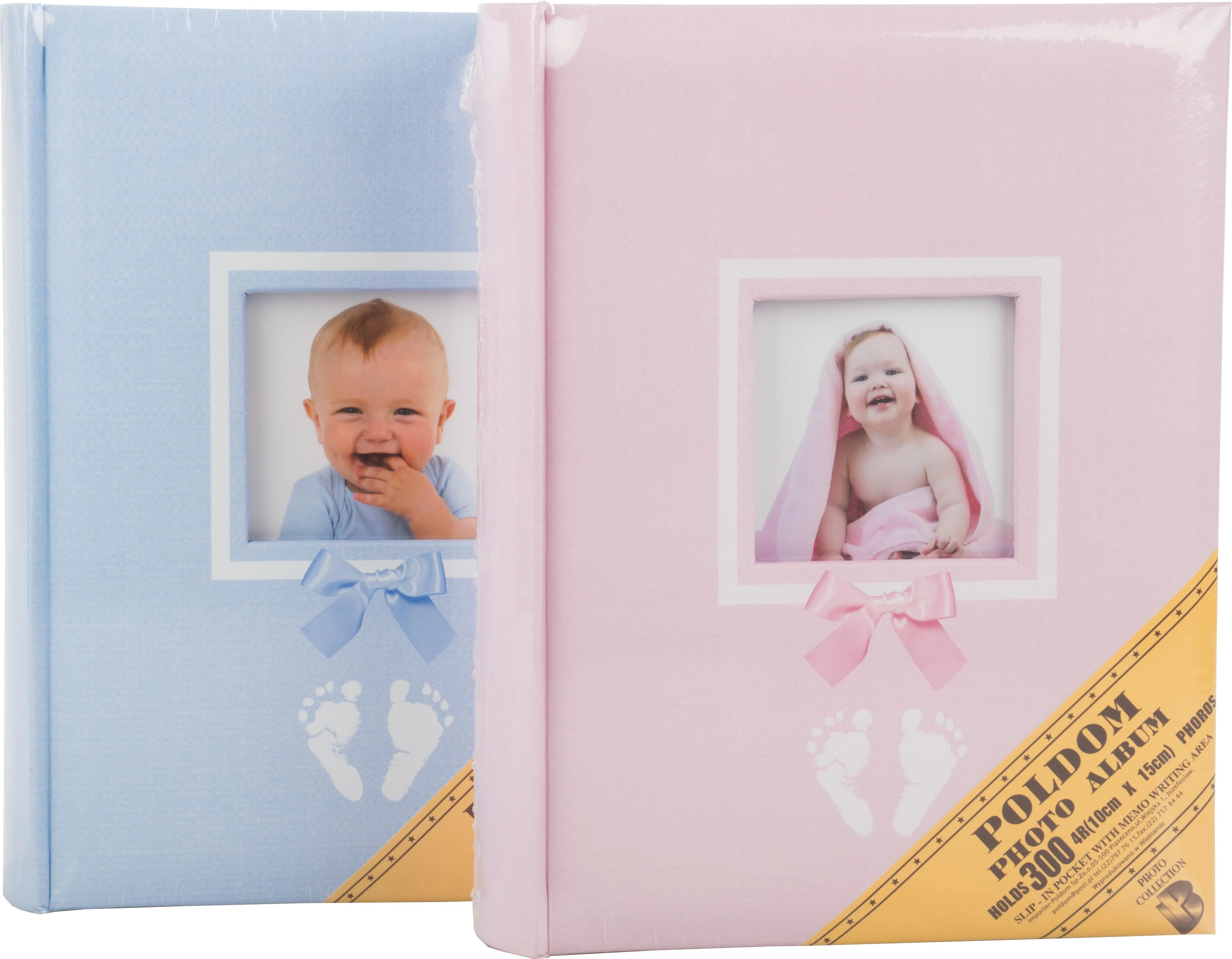 Nuotraukų rėmelis Poldom albumas BB 10x15/300M-2UP Baby Mix