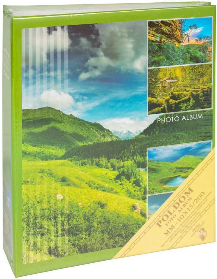 Nuotraukų rėmelis Poldom Albumas MM 10x15/200 asortimentas