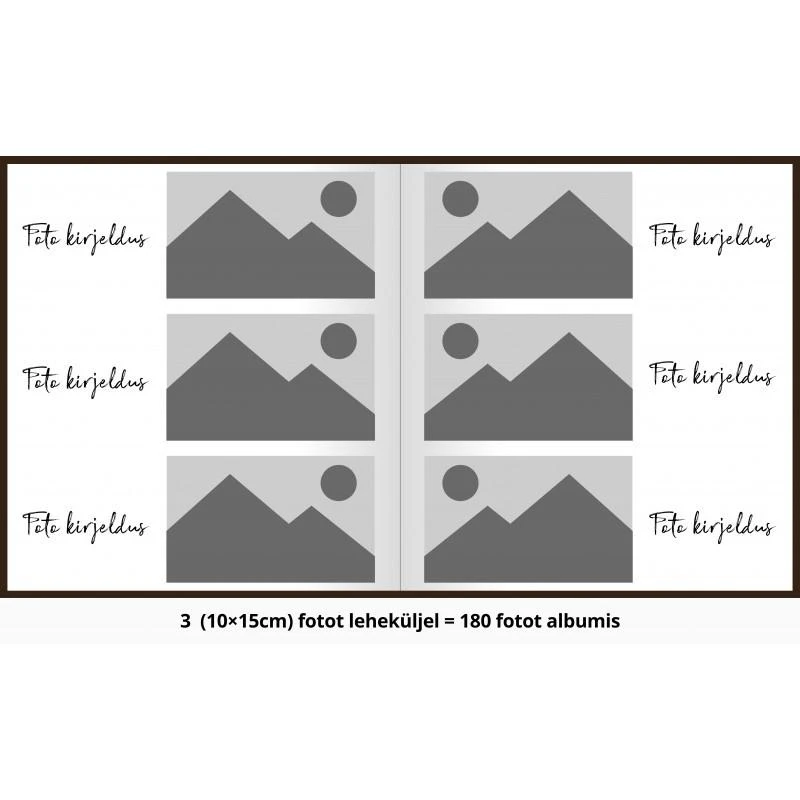 Nuotraukų rėmelis Poldom Album BD60PG Assort Juodas 10x15 300