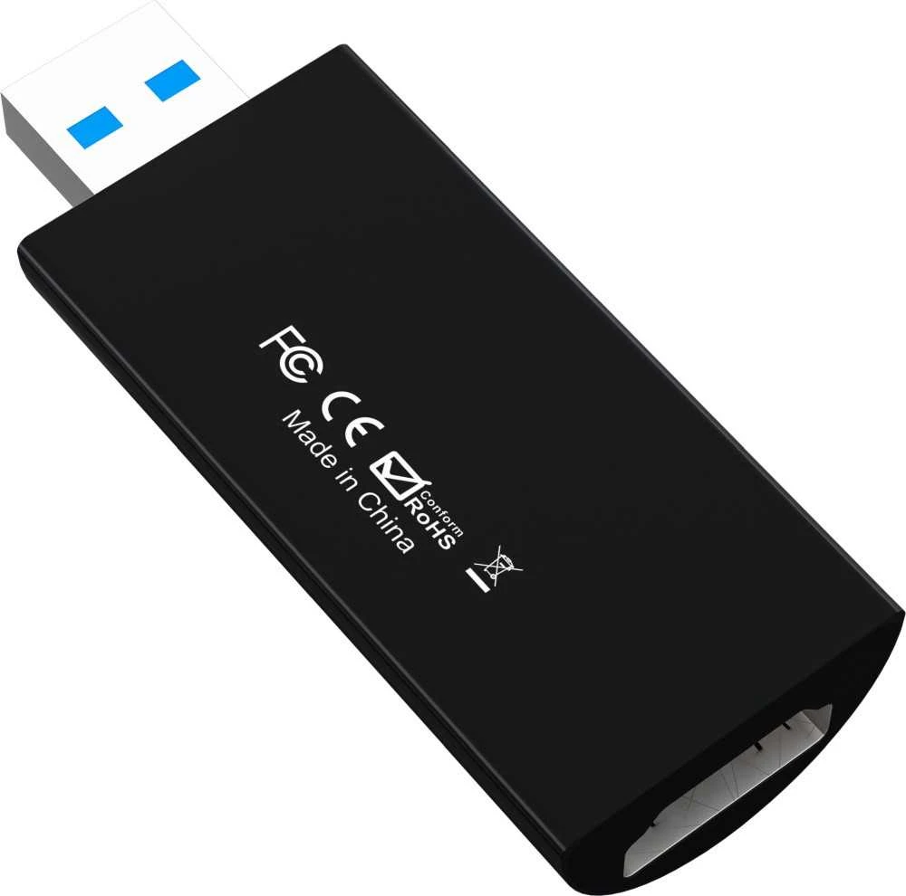 „PremiumCord“ HDMI fiksavimo / griebtuvas, skirtas įrašyti vaizdo / garso signalą į kompiuterį su USB3.0
