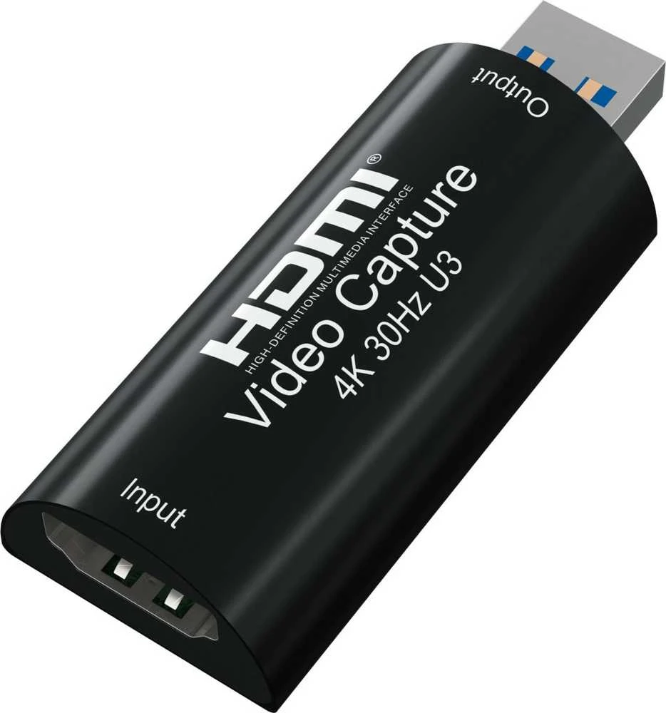 „PremiumCord“ HDMI fiksavimo / griebtuvas, skirtas įrašyti vaizdo / garso signalą į kompiuterį su USB3.0
