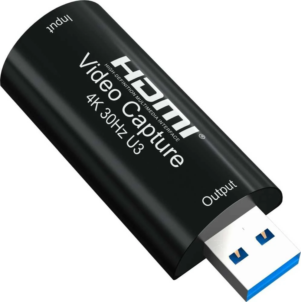 „PremiumCord“ HDMI fiksavimo / griebtuvas, skirtas įrašyti vaizdo / garso signalą į kompiuterį su USB3.0