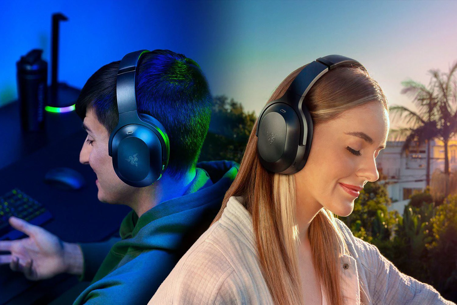 Razer | Ausinės Žaidimams | Barracuda Pro | Belaidės | Ant ausų uždedamos | Noise canceling | Belaidės