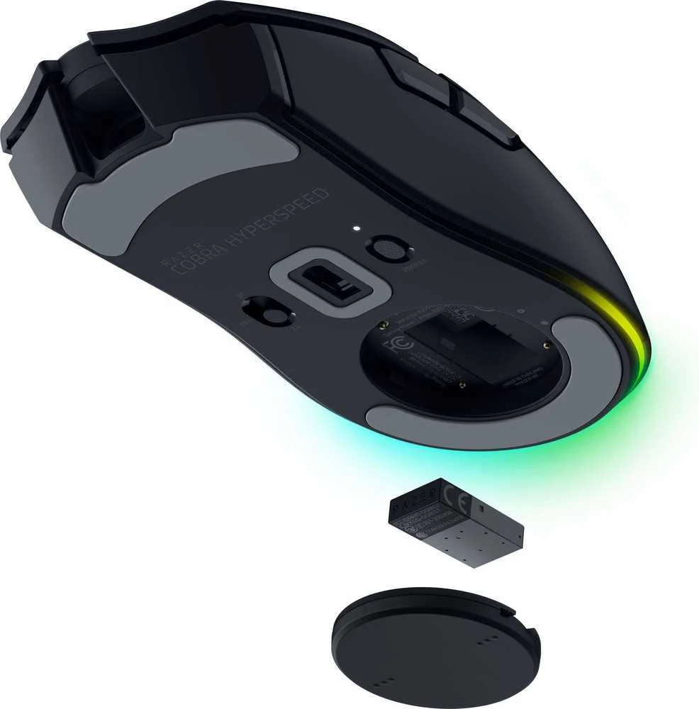 Pelė Myszka žaidimams Razer Cobra HyperSpeed belaidė 26000 dpi optinė juoda