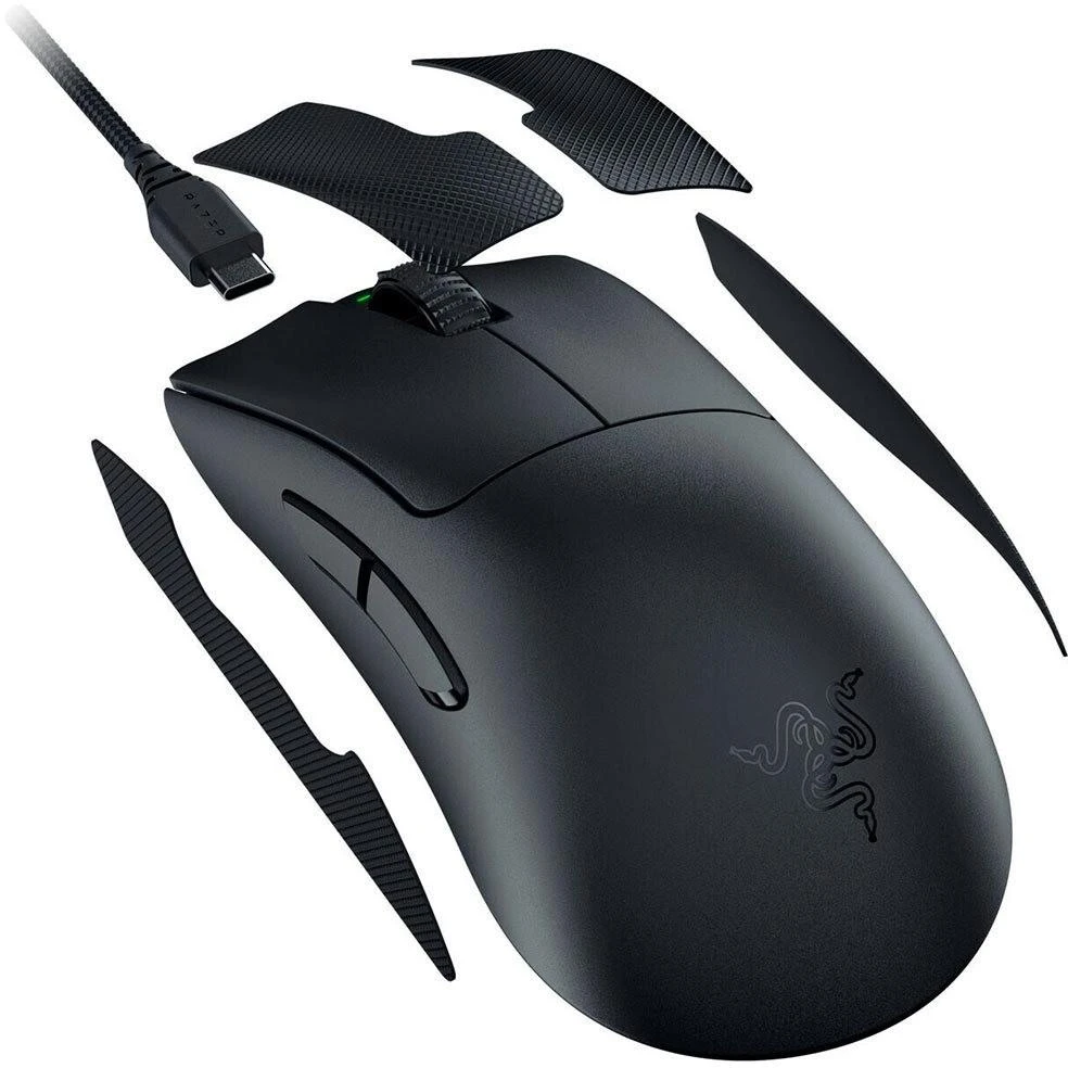 Razer | DeathAdder V3 Pro | Pelė žaidimams | Wireless | Optinė | Juodas | No